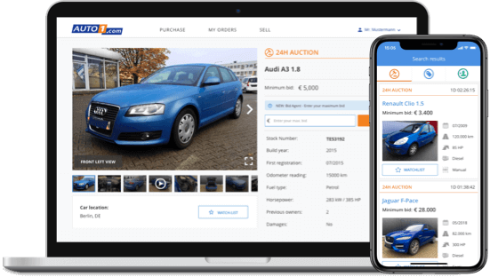 AUTO1.com platform voor gebruikte auto's